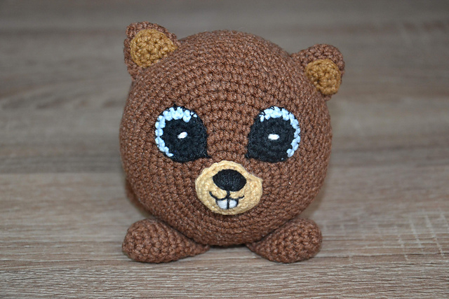 Amigurumi beaver Boris