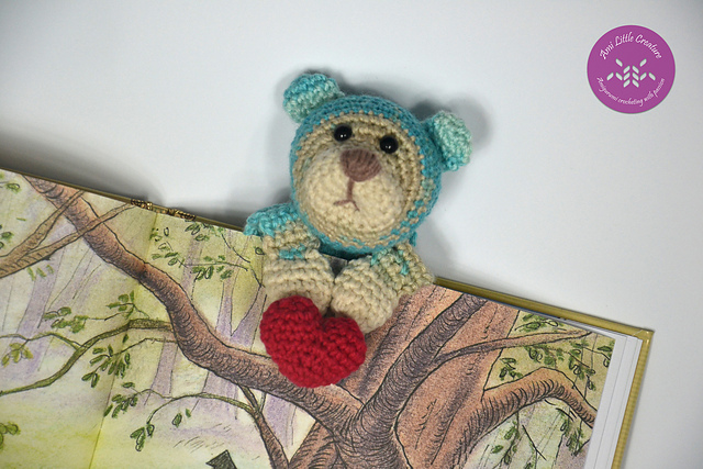 Blue Bear bookmark