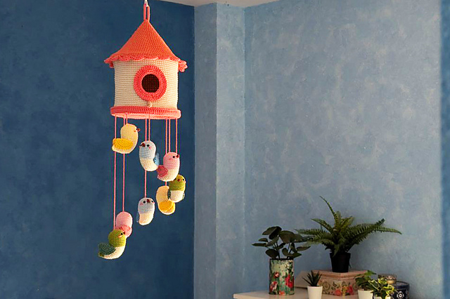 Birdhouse Mobile