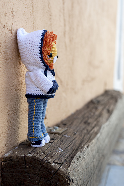Lion Foc amigurumi