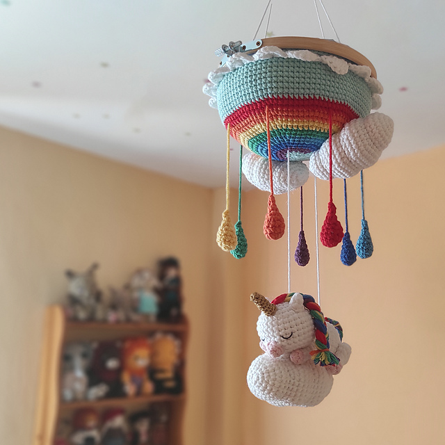 Unicorn rainbow Mobile