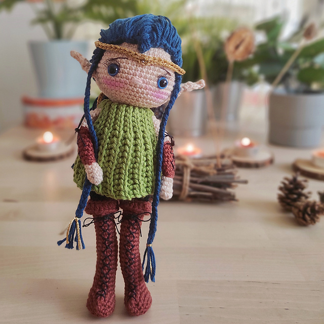 Elf Dilara amigurumi