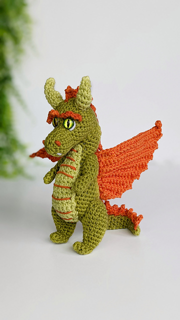 Ravelry: Gustav the Dragon pattern by Oksana Davydchuk