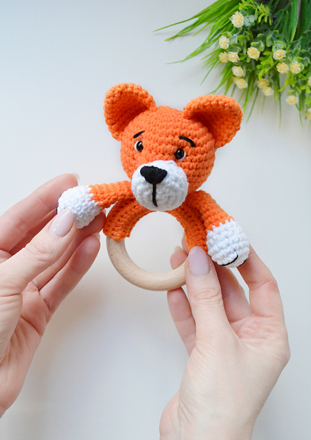 Baby rattle FOX