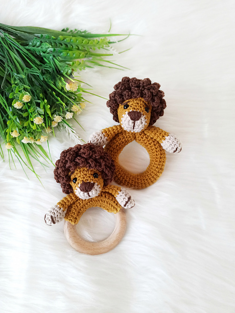 Lion Baby Rattle