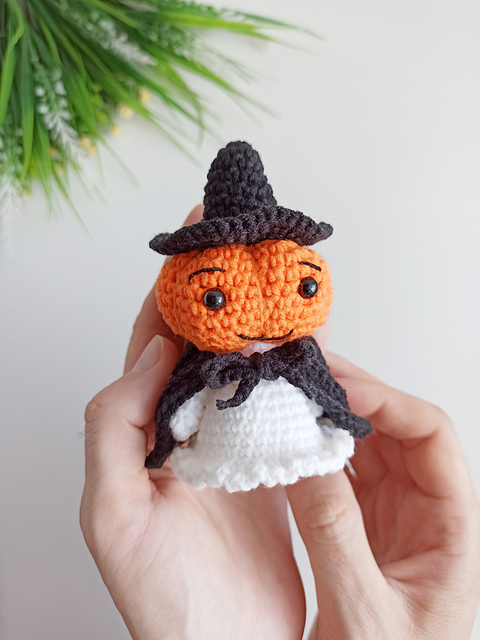 Ghost with a Pumpkin Head