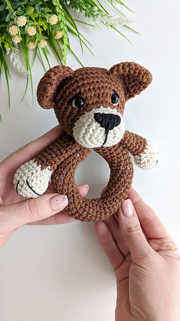 Dog baby rattle