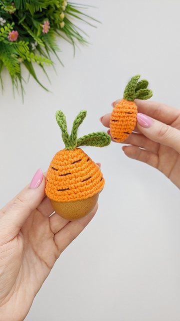 Carrot Egg Cozy