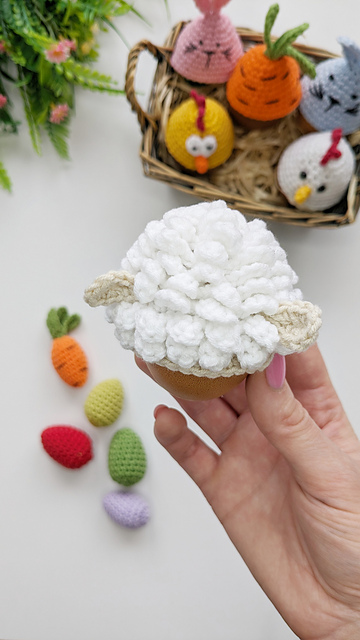 Sheep Easter Egg Cozy