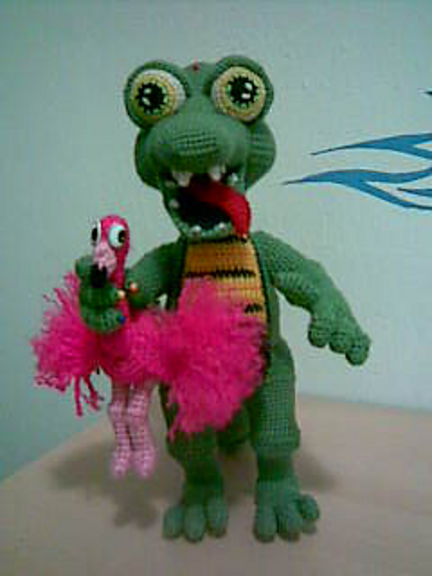 Croxi Croc and the tasty flamingo
