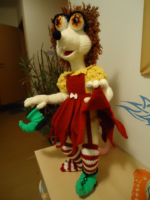 Mrs. Ratman loves Christmas