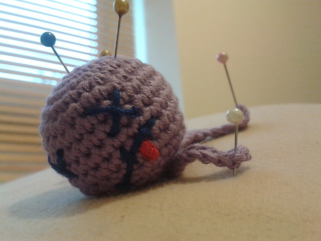 Splattered Zombie Pin Cushion