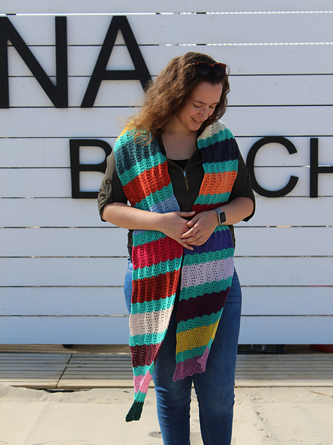 Cocktails by the Sea Shawl