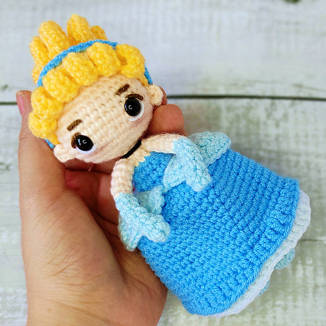 Cenicienta (Cinderella) Amigurumi