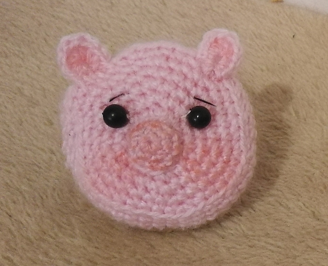 Donuts cerdito amigurumi