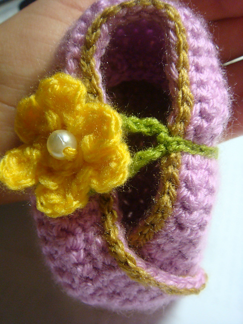 Flower booties