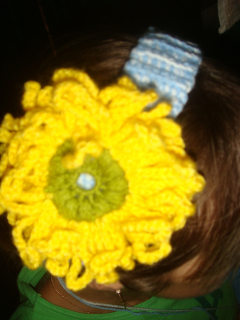 Flower headband, bracelet