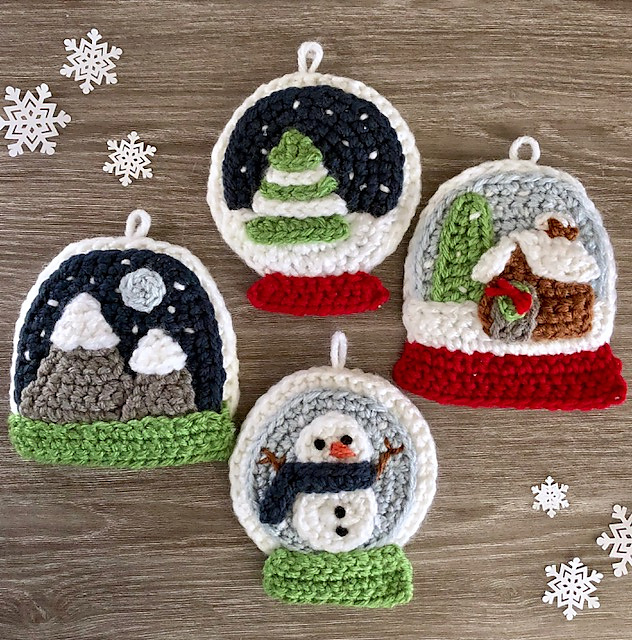 Snow Globe Christmas Ornaments