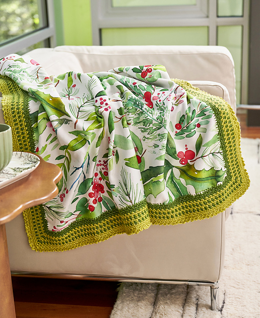 Fleece Blanket with Edging