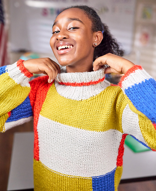 Ravelry: Color and Texture Block Sweater pattern by Amy Gunderson