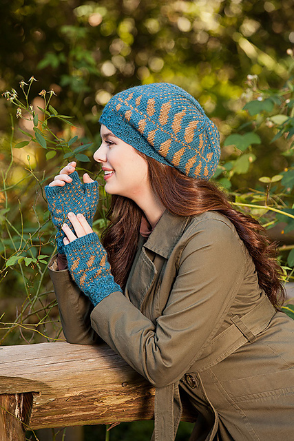 Wraparound Leaves Beret