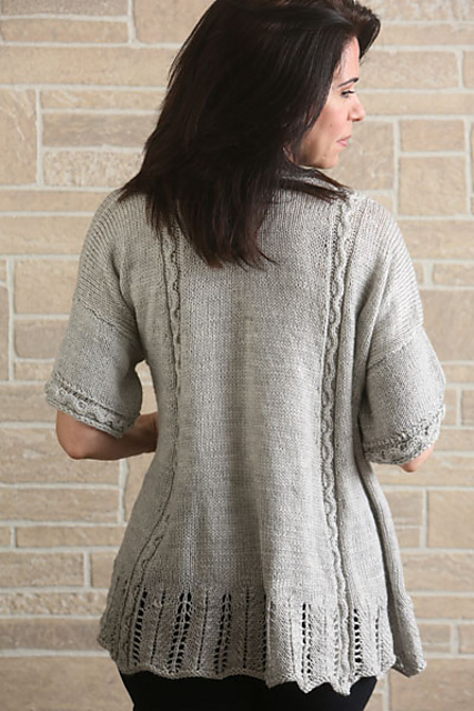 Star Hem Cardigan