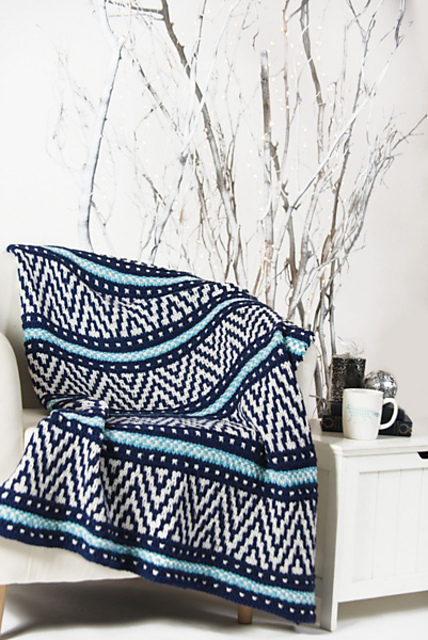 Starry Mountains Afghan