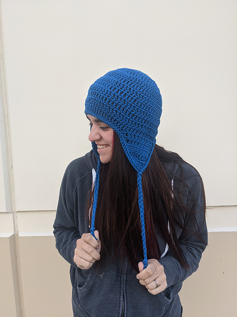 Ski Slope Hat (crochet)
