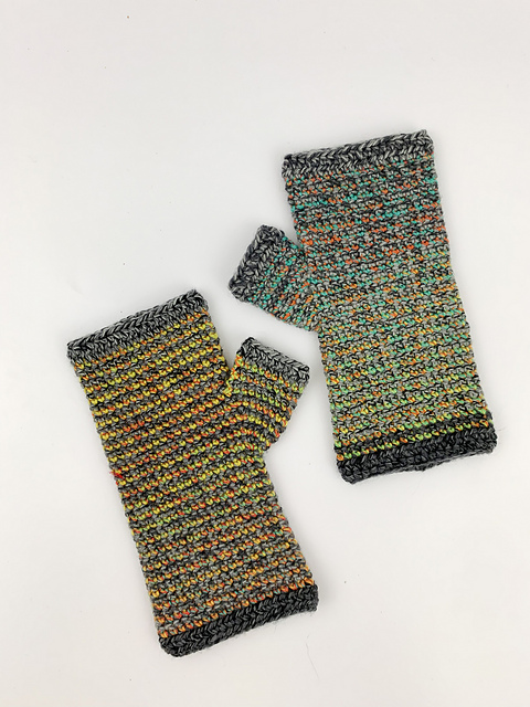 Brighter Days Mitts (crochet)