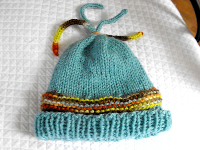 i-cord tasseled hat