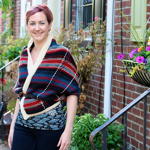 Tartan Cardi Wrap