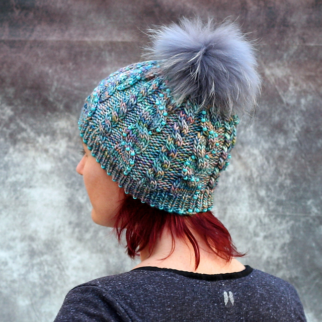 Entwined: a Cabled Hat with Beaded Details