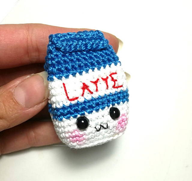 Amigurumi Carton of Milk - Kawaii