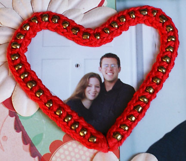 Beaded Heart Shape