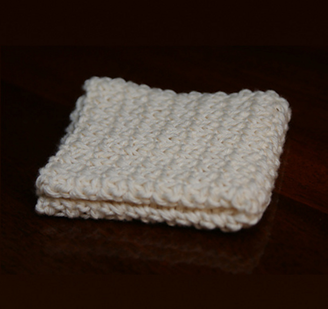 Single Crochet Mesh Dishcloth / Washcloth
