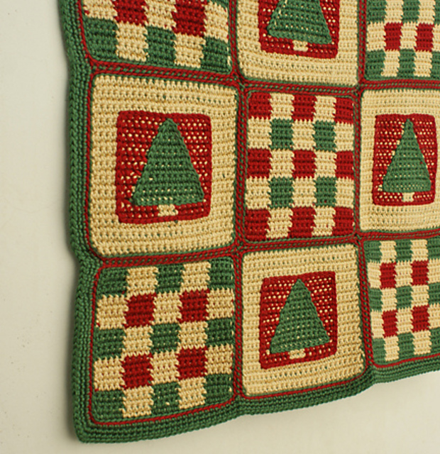 Christmas Tree Afghan