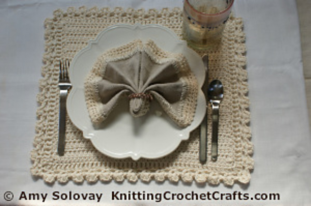 Half Double Placemat