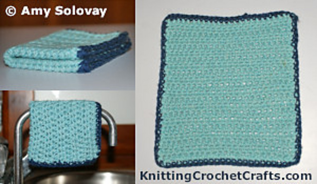 Half Double Dishcloth