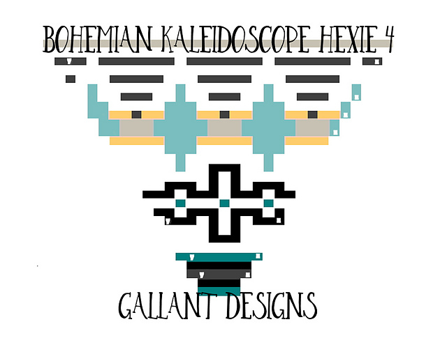 Bohemian Kaleidoscope  Hexie 4