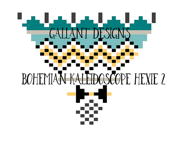 Bohemian Kaleidoscope  Hexie 2