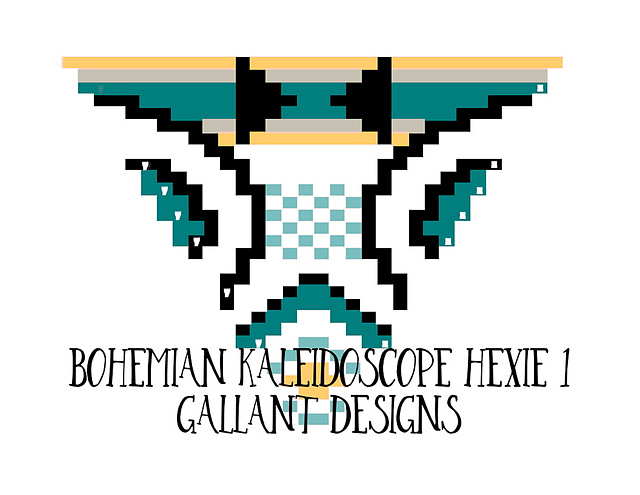 Bohemian Kaleidoscope  Hexie 1
