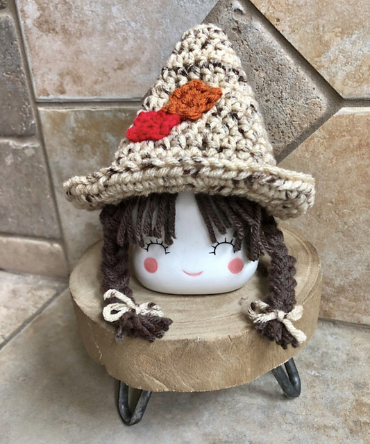 Fall Scarecrow Mug Hat