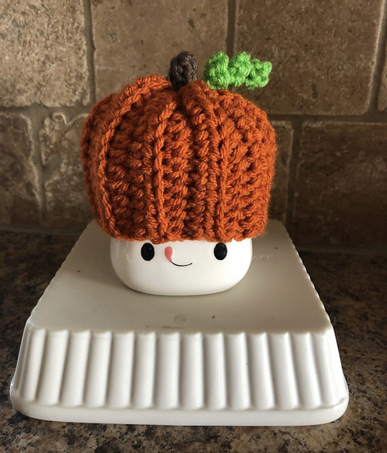 Fall Pumpkin Mug Hat