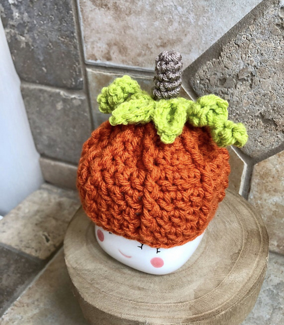 Fall Pumpkin Mug Hat