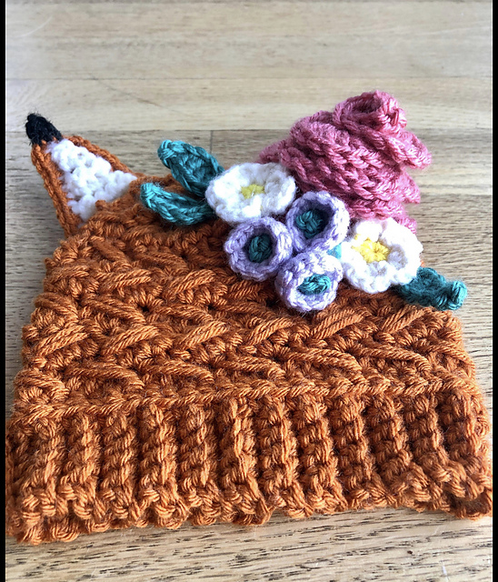 Wildflower Fox Beanie