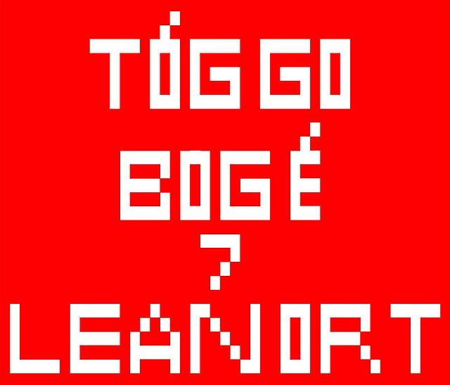 Tóg go Bog É agus Lean Ort Travel Mug Cozy
