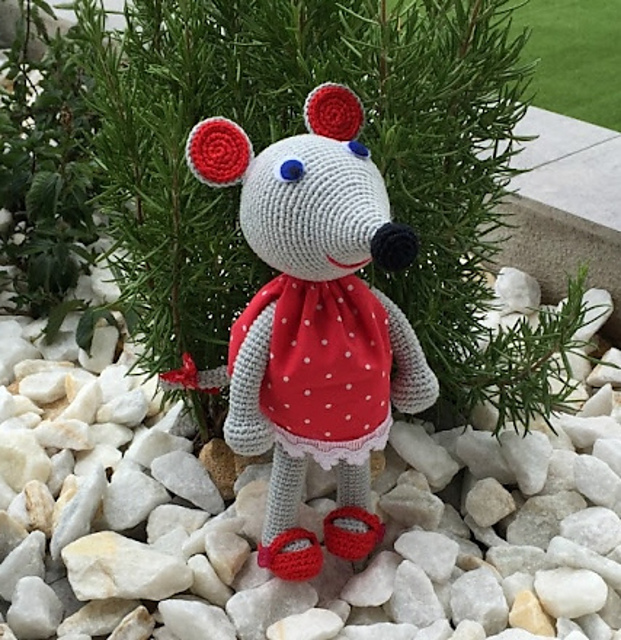 Ratita presumida amigurumi
