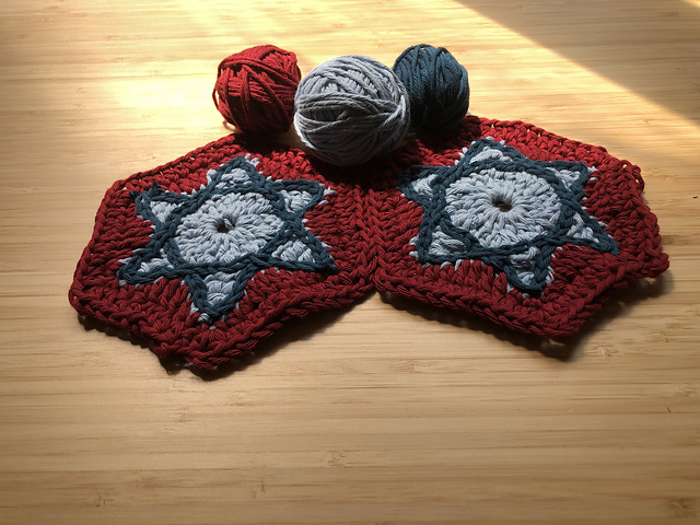 Ravelry: David Star Hexagon pattern by Ana Hope