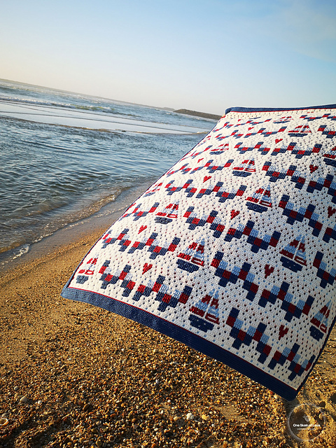 Sailing Mosaic Afghan