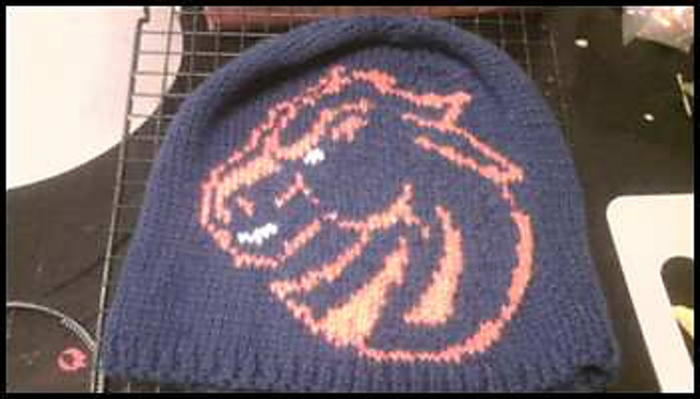 Boise State Bronco Beanie Kit